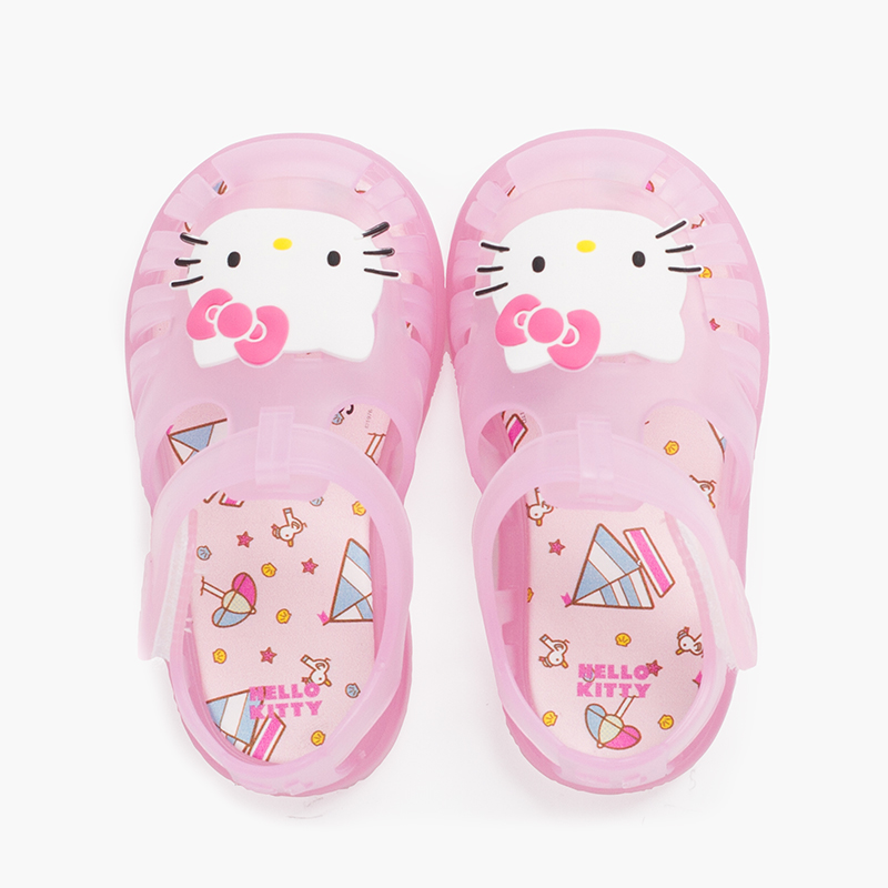 Sandales plage Fermeture auto-agrippante Hello Kitty Rose