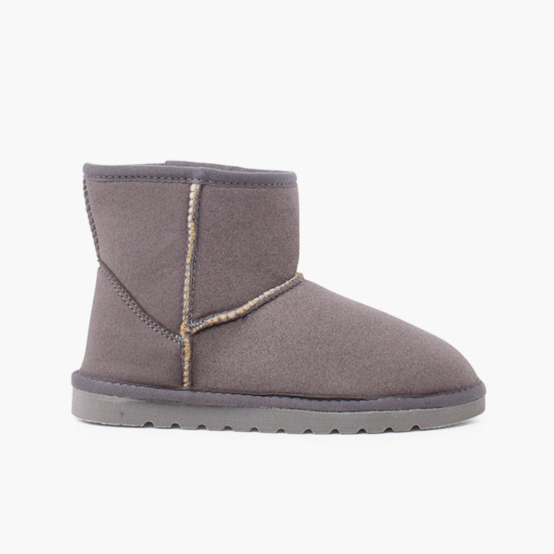 Low boots type australien enfants et femme Gris