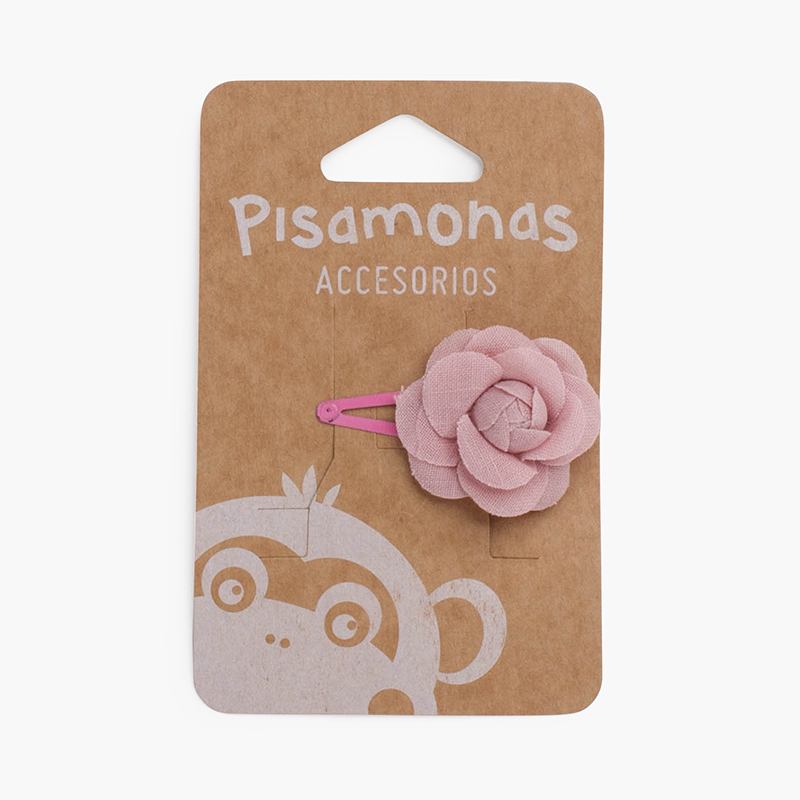 Épingle à cheveux en forme de grenouille Camélia Rose de France