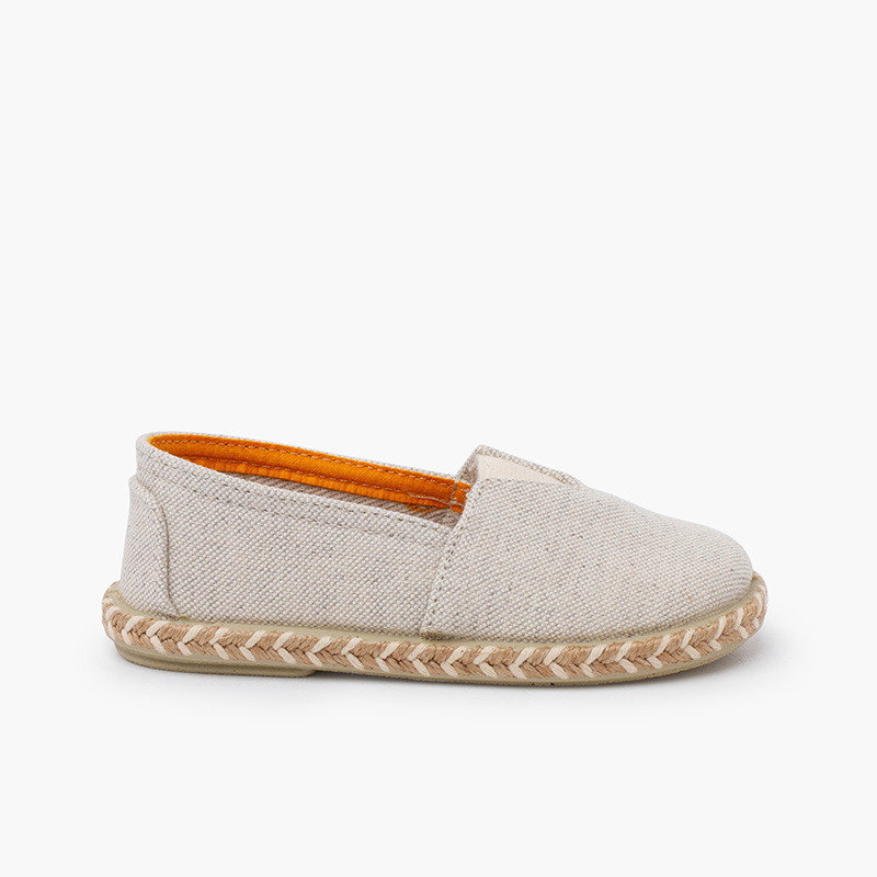 Espadrilles avec élastique jute bicolor Pierre
