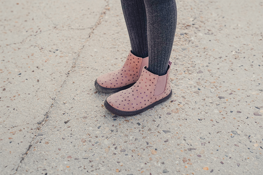 Bottes barefoot élastiques et étoiles