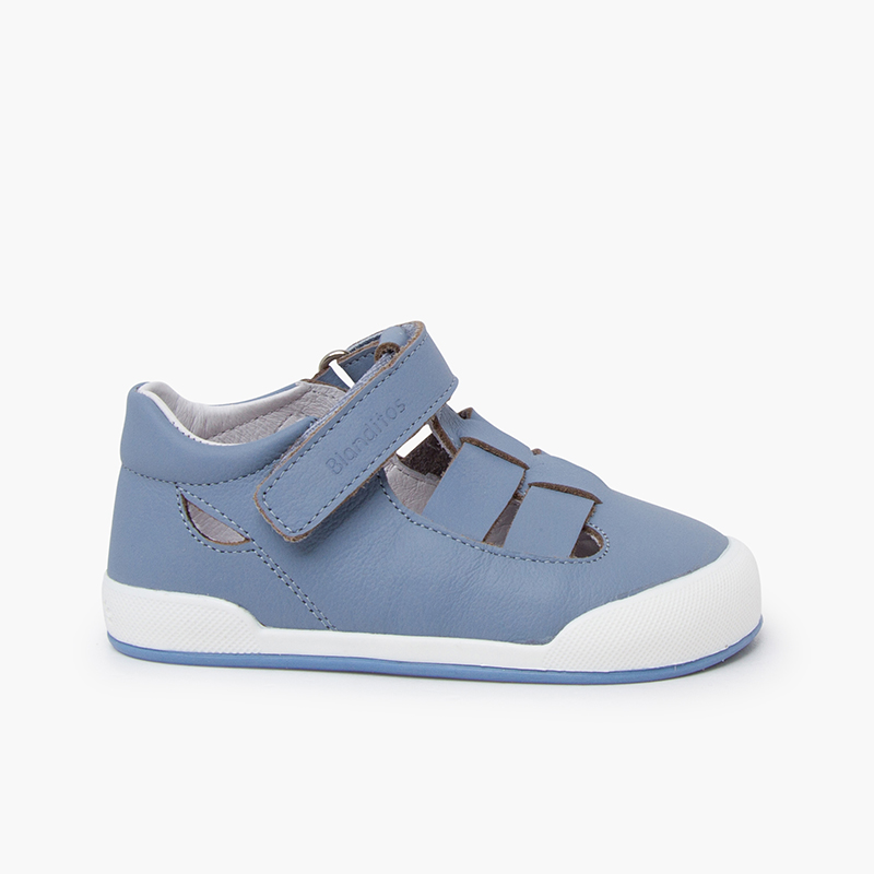 Salomés sandales barefoot Blanditos Bleu