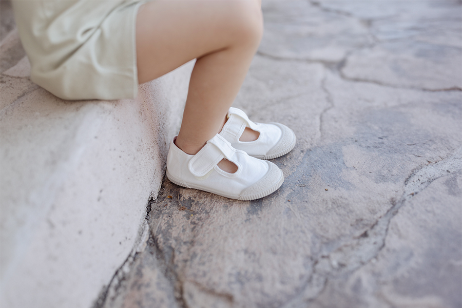 Salomés barefoot en toile lavée