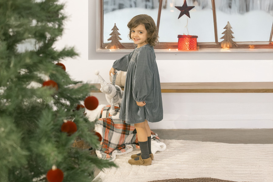 Babies velvet bride à scratch bouton