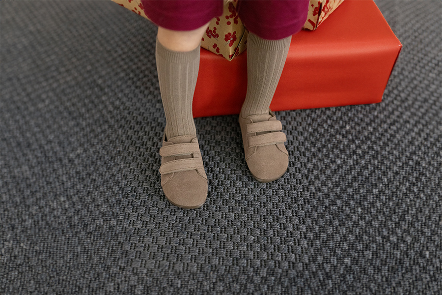 Baskets barefoot suède double scratch