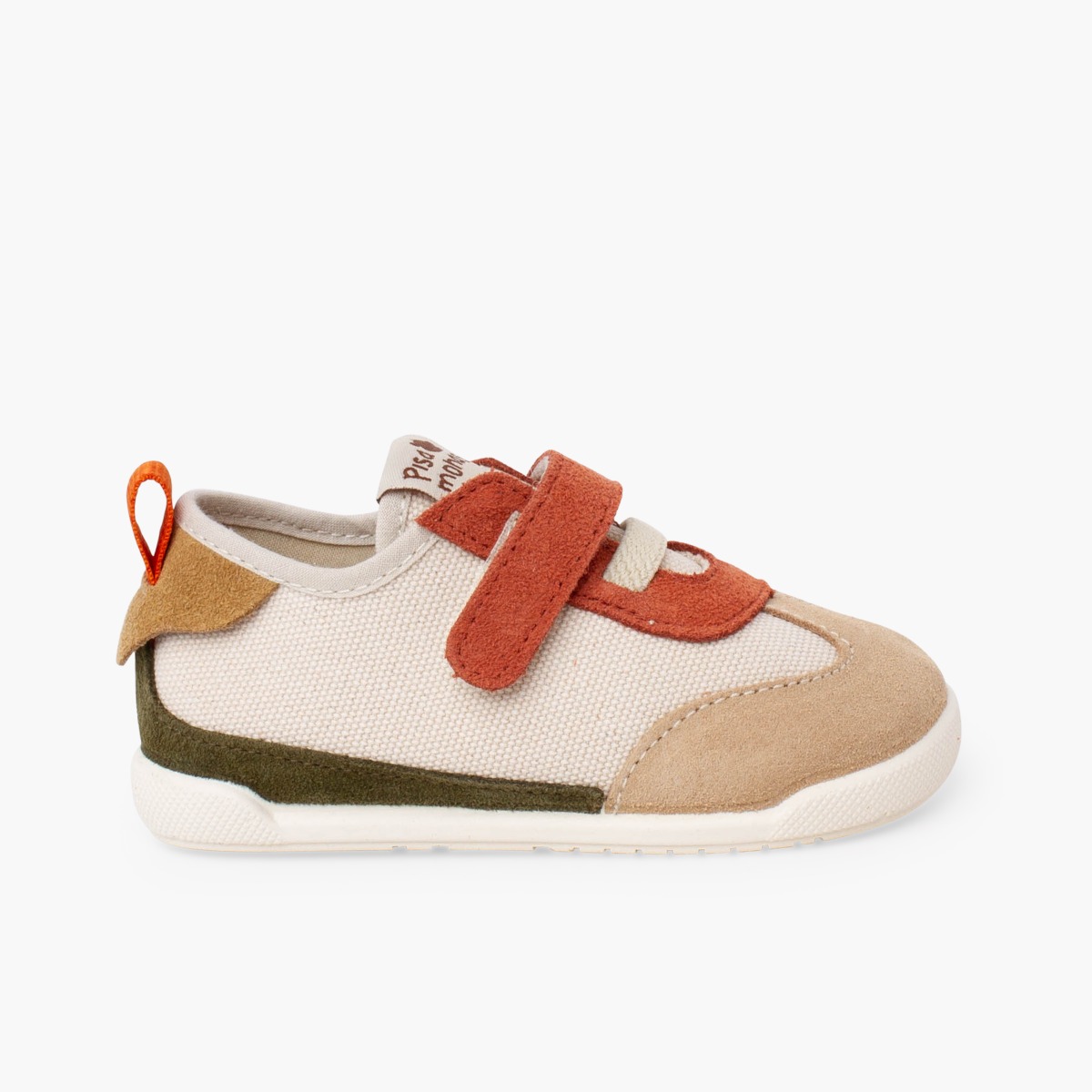 Baskets barefoot à lacets élastiques et à scratch combi