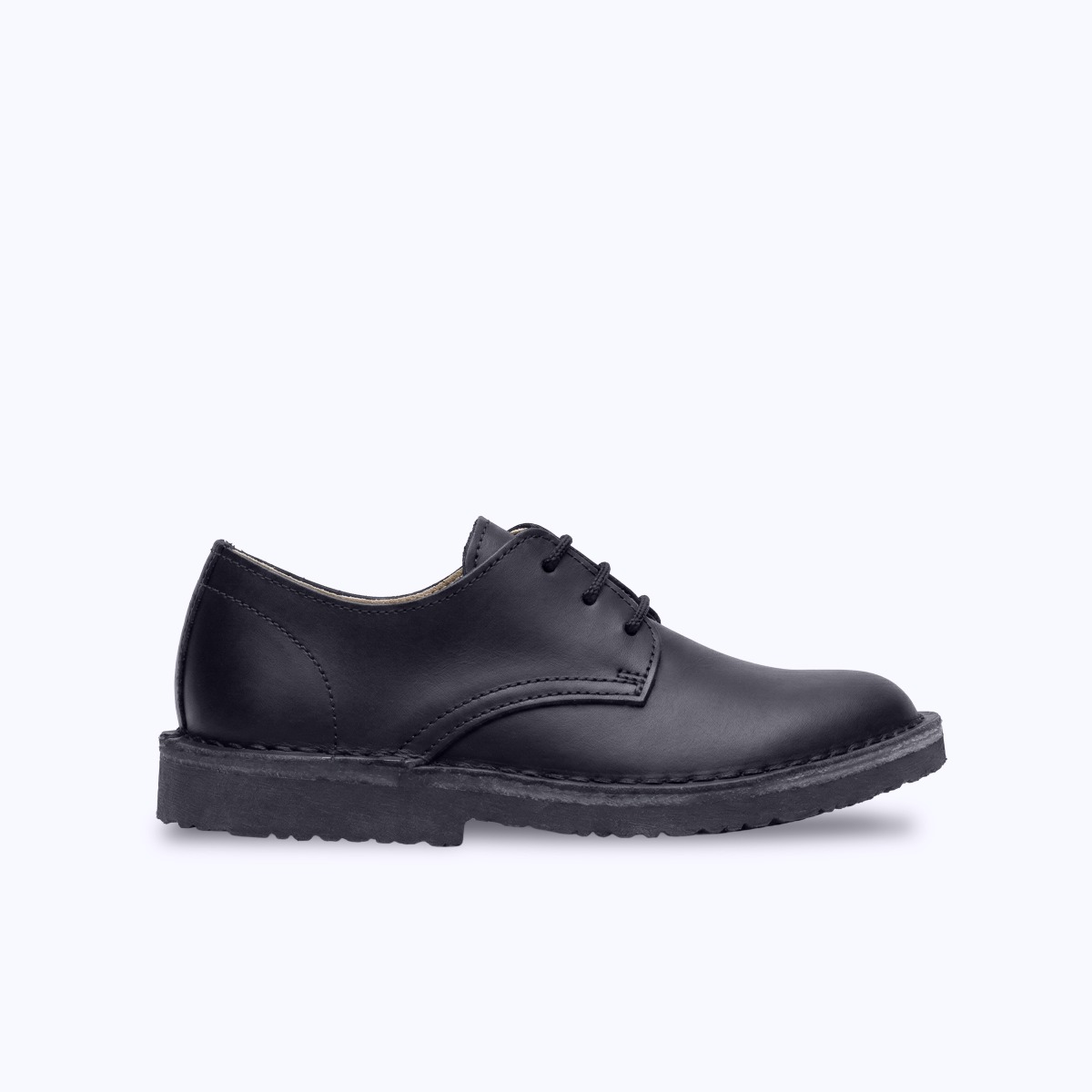 Chaussures derbies de ville cuir garçon Bleu Marine