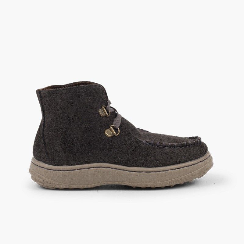 Bottes kiowa à lacets et semelle antidérapante 