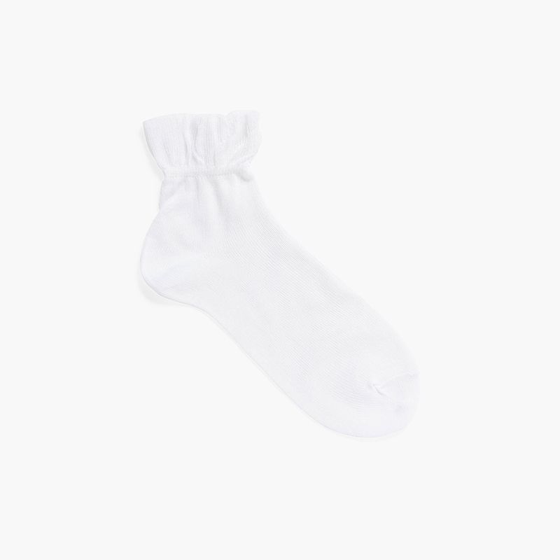 Chaussettes de cérémonie avec poignet en tulle