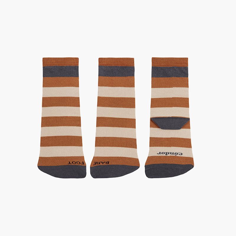 Chaussettes barefoot à rayures