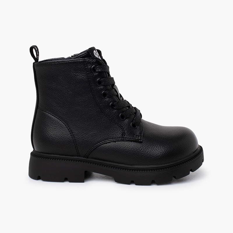 Bottes fille lacets Garvalín style militaire