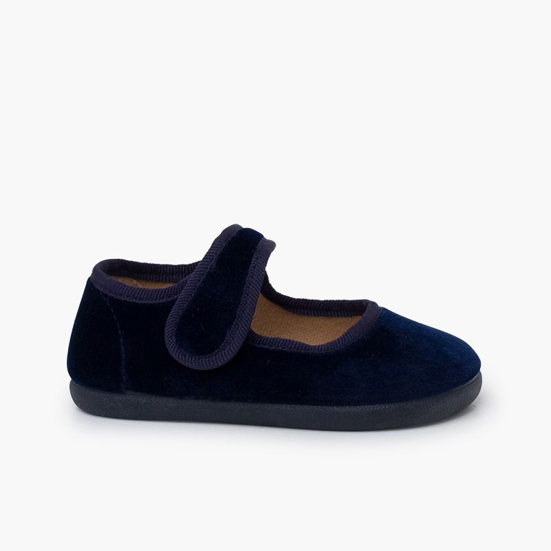 Babies barefoot velours bride scratch