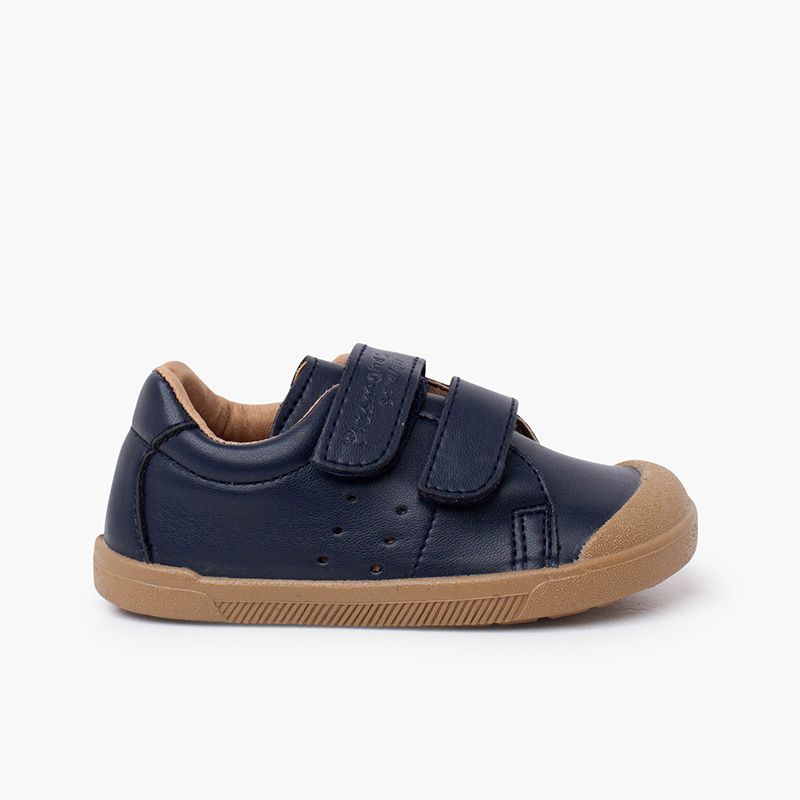 Baskets souples barefoot cuir végan