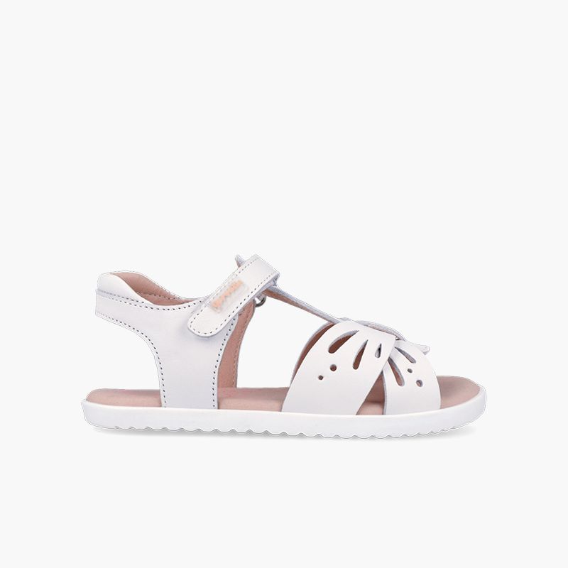 Sandales barefoot fille papillon cuir