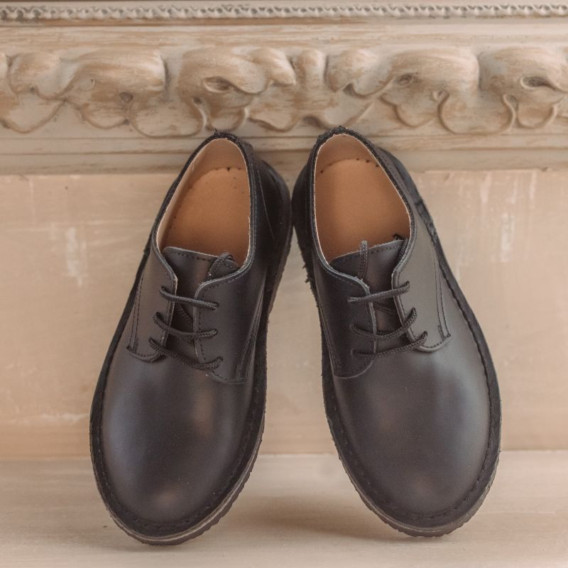 Chaussures derbies de ville cuir garçon