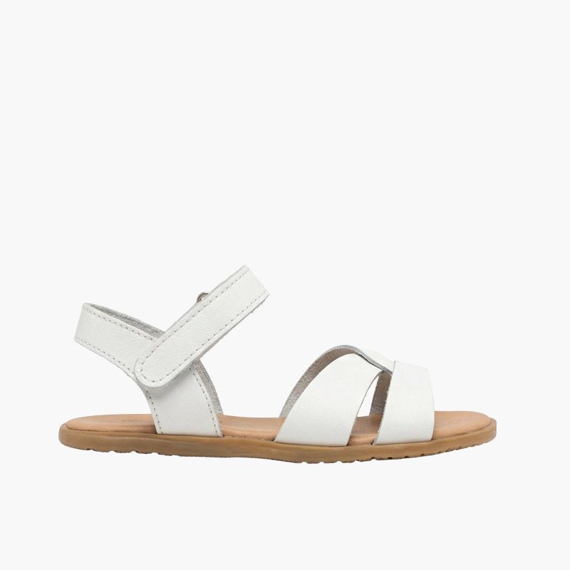 Sandales barefoot fille bride entrelacée