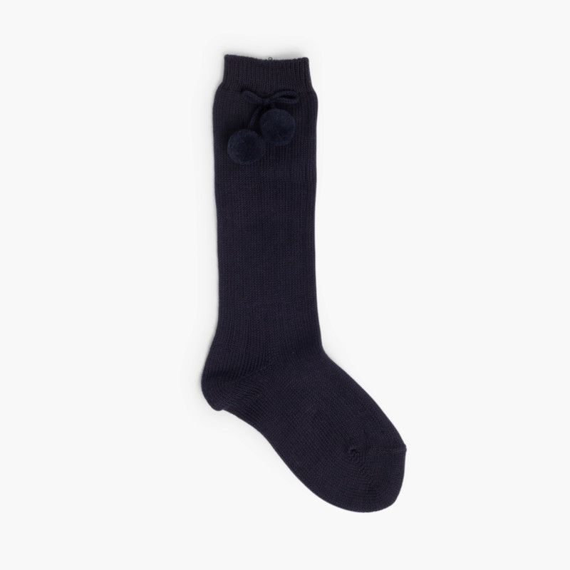 Chaussettes Bébé CONDOR avec pompons