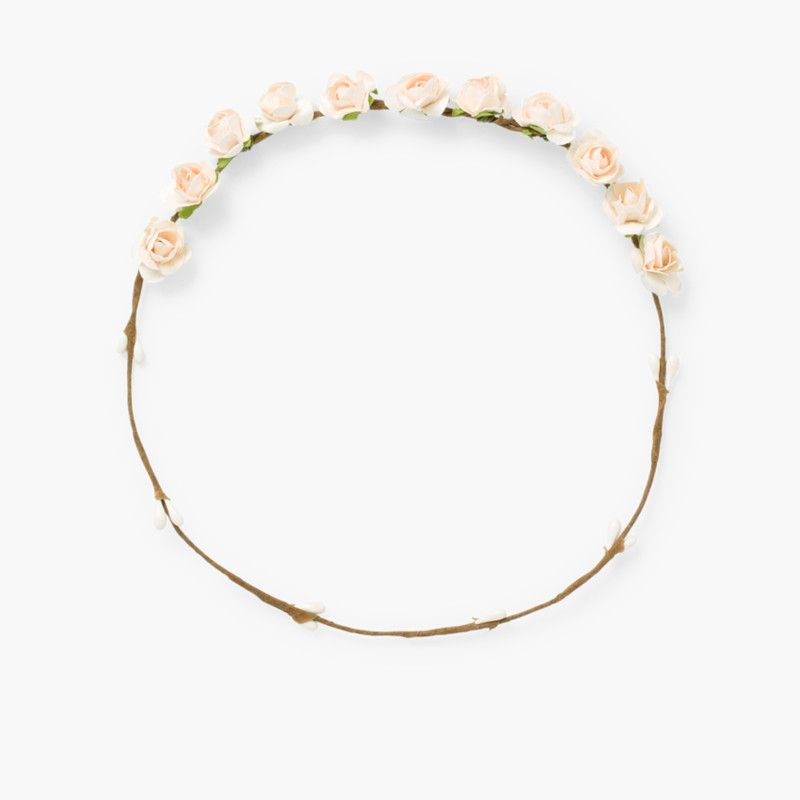 Bande moyenne à fleurs