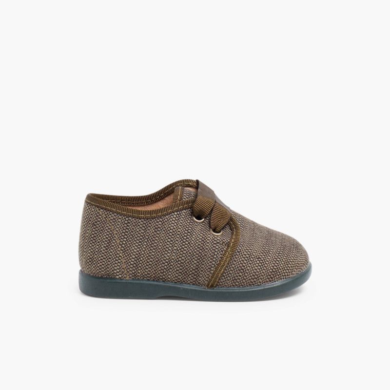 Chaussures en toile façon Derbies pour Garçon
