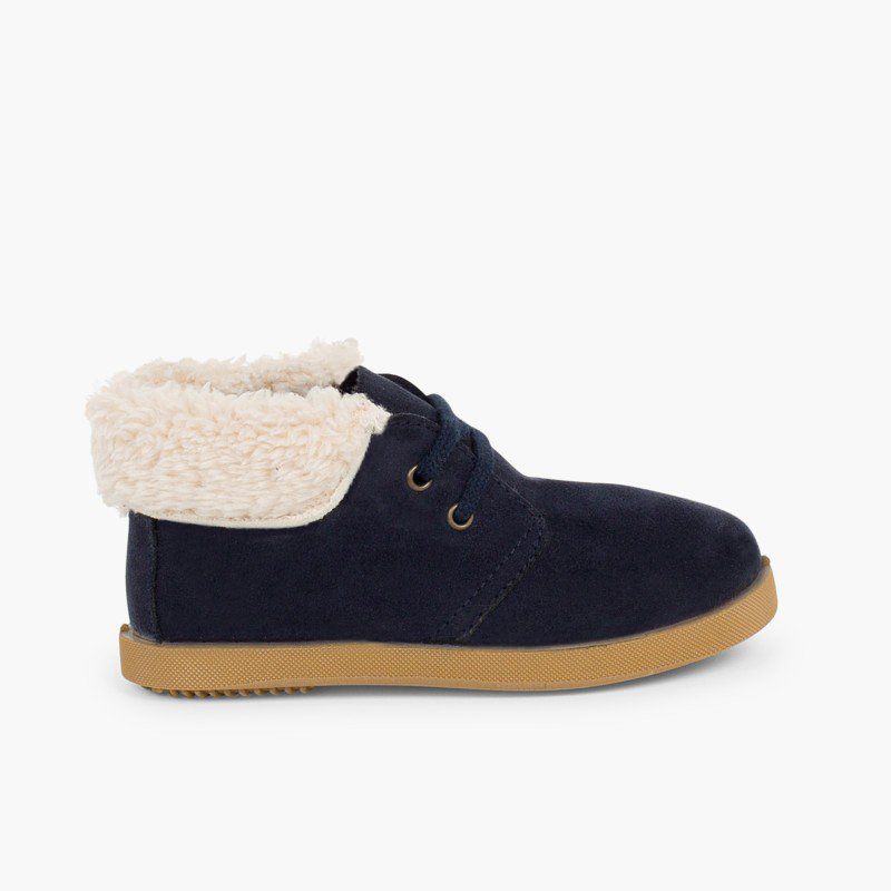 Bottes façon peau de mouton fille et garçon 