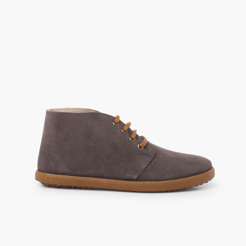 Botte fendue style safari contrasté