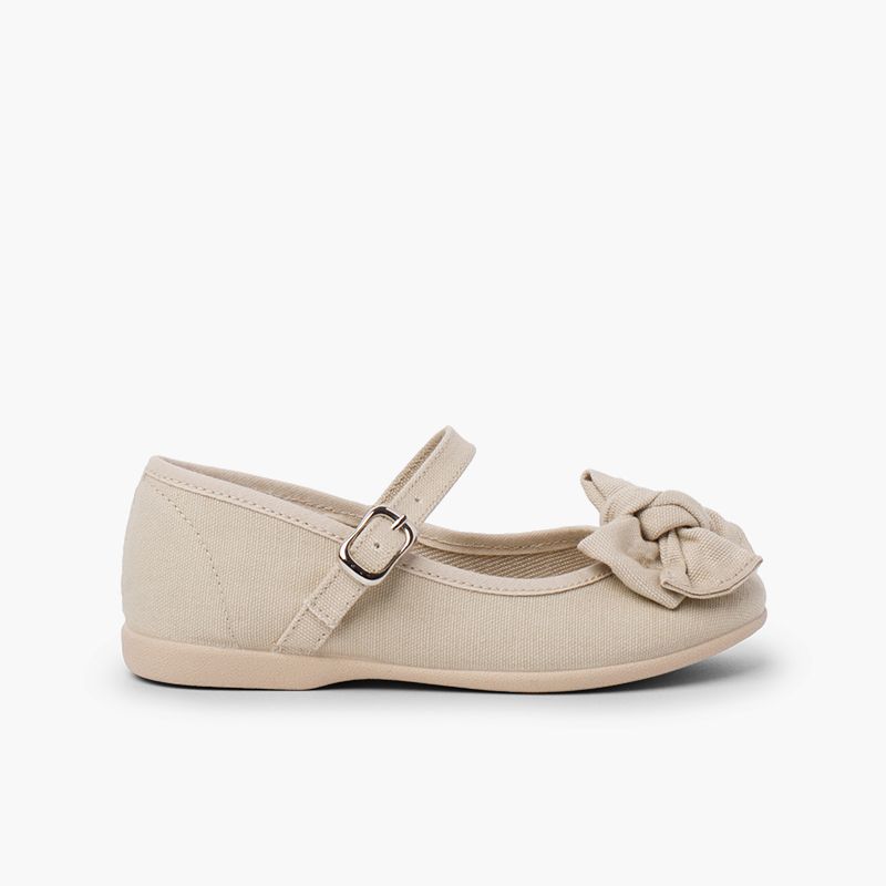 Chaussures Babies en Coton Organique avec Nœud