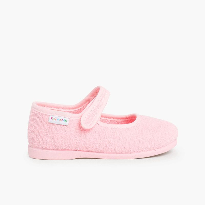 Chaussons babies en Tissu Éponge à scratch