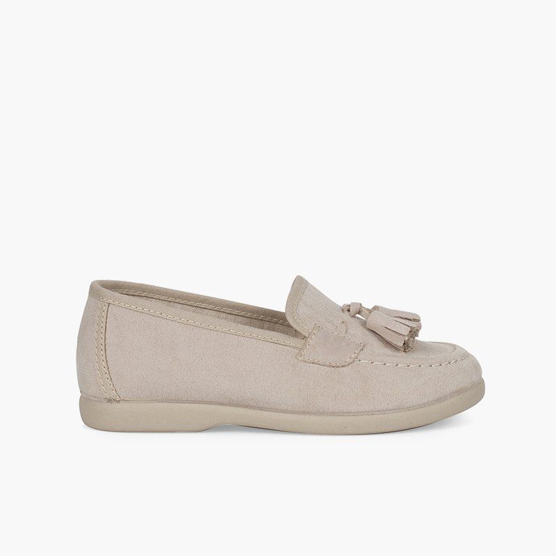 Mocassins pompons serratex